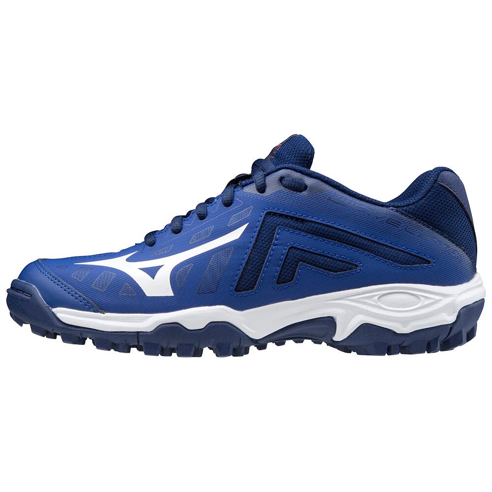 Mizuno Wave Lynx - Erkek Hokey Ayakkabısı - Mavi/Beyaz Türkiye (UMGCAO-570)